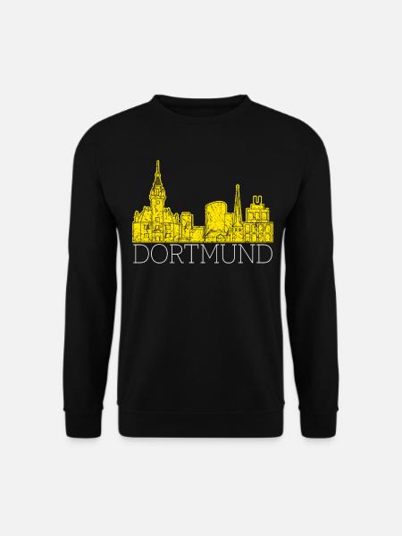 Dortmunder Stadt Gebäude Dortmund - Unisex Pullover - Schwarz