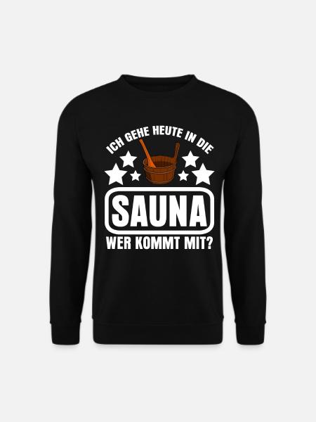 Sauna Saunist Saunameister Saunieren - Unisex Pullover - Schwarz