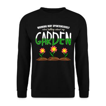 Galabauer Gardener Horticulture Horticulture - Unisex Sweatshirt - black - Front - Alina (178cm) & Michal (187cm)