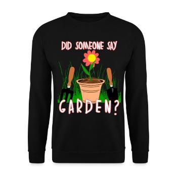 Galabauer Landscape Gardener Horticulture - Unisex Sweatshirt - black - Front - Alina (178cm) & Michal (187cm)