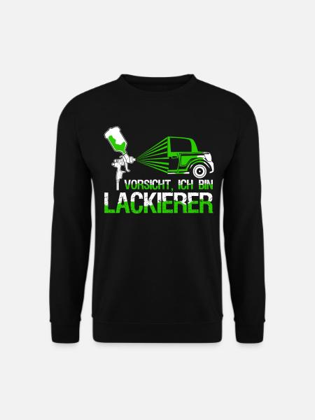 Autolackierer Lackierer Spruch Airbrush - Unisex Pullover - Schwarz
