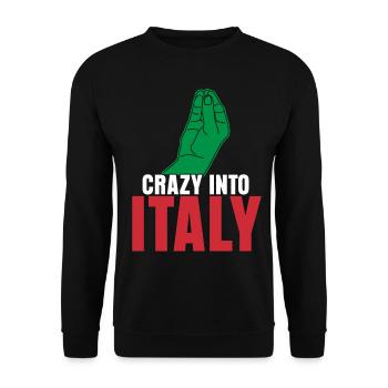 Italie Sardaigne Sicile Corse - Sweat-shirt Unisexe - noir - Devant - Alina (178cm) & Michal (187cm)