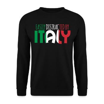 Italie Sardaigne Corse Sicile - Sweat-shirt Unisexe - noir - Devant - Alina (178cm) & Michal (187cm)