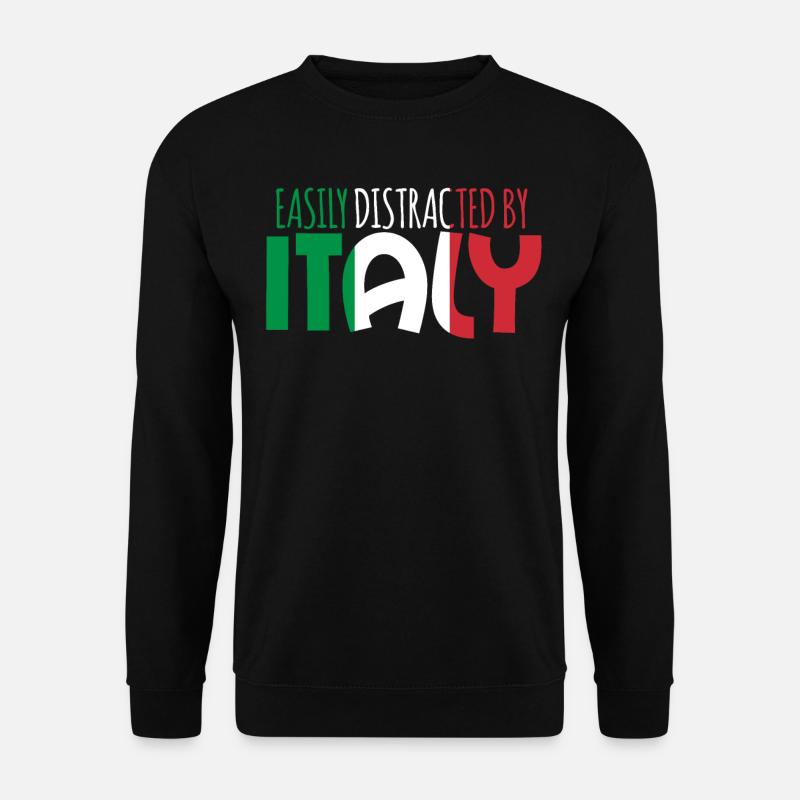 Italien Sardinien Korsika Sizilien - Unisex Pullover - Schwarz