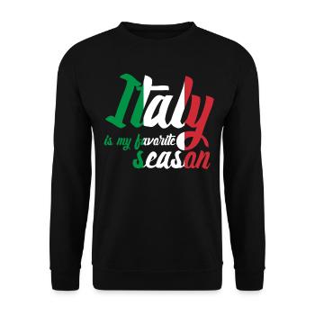 Sardaigne Sicile Corse Italie - Sweat-shirt Unisexe - noir - Devant - Alina (178cm) & Michal (187cm)