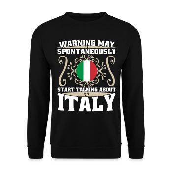 Sardaigne Corse Sicile Italie - Sweat-shirt Unisexe - noir - Devant - Alina (178cm) & Michal (187cm)