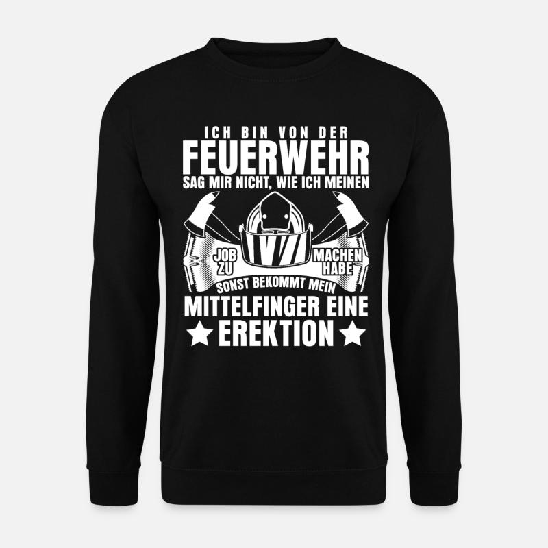 Jugendfeuerwehr Freiwillige Feuerwehr - Unisex Pullover - Schwarz