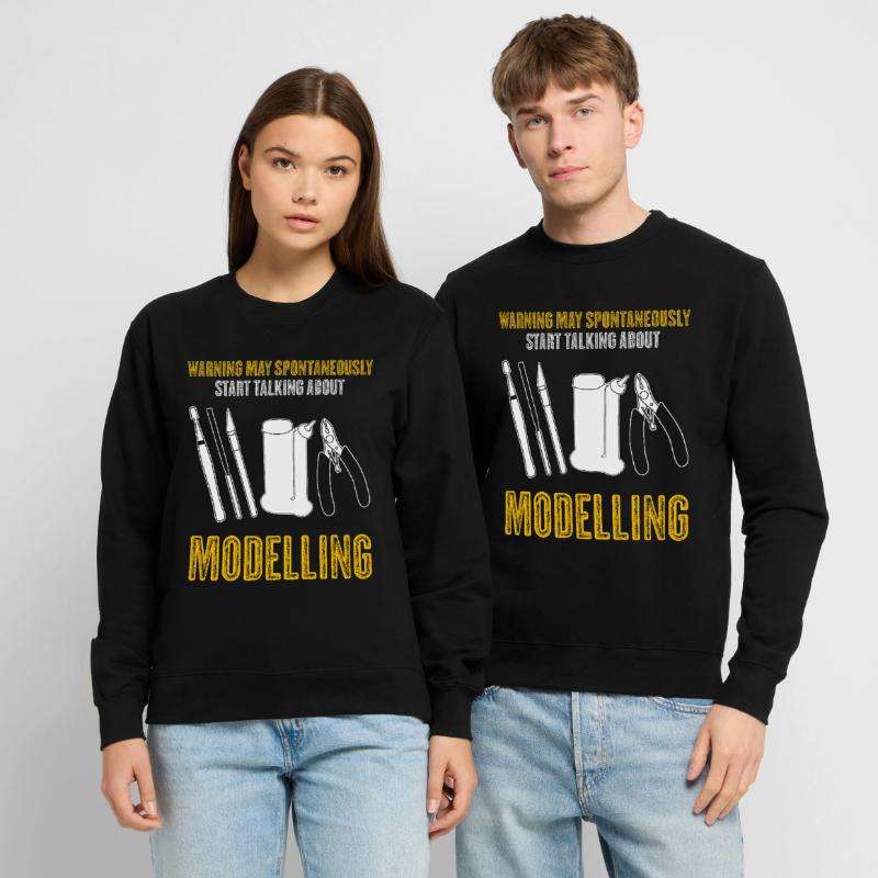 Model making tabletop funny model maker Unisex Sweatshirt