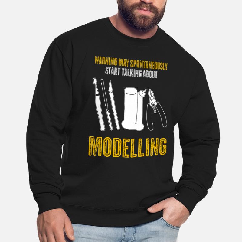 Model making tabletop funny model maker Unisex Sweatshirt