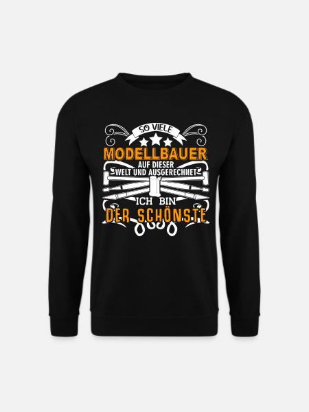 Modellbau Spruch Tabletop Modellbauer - Unisex Pullover - Schwarz