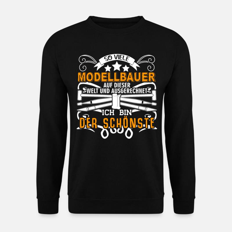 Modellbau Spruch Tabletop Modellbauer - Unisex Pullover - Schwarz