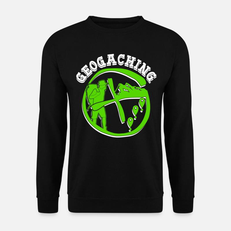 Geocacher Scavenger Hunt Cache Geocache - Unisex Sweatshirt - black