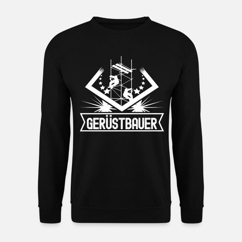 Gerüstbau Baustelle Gerüst Gerüstbauer - Unisex Pullover - Schwarz