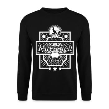 Kutscher Pferde Kutsche Fuhrmann - Unisex Pullover - Schwarz - Vorne - Alina (178cm) & Michal (187cm)