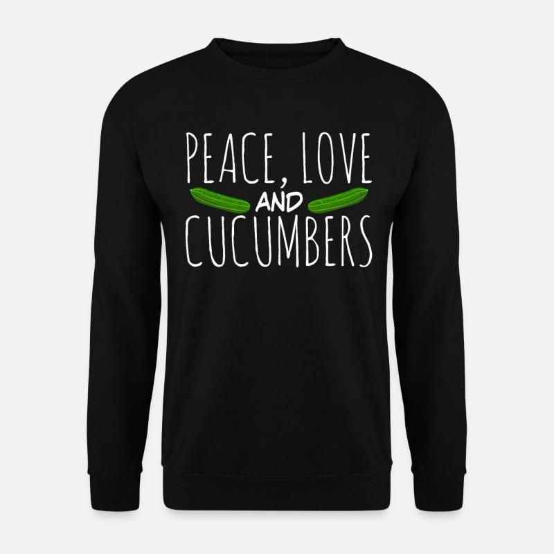 Gurke Cucumbers Gurken - Unisex Pullover - Schwarz