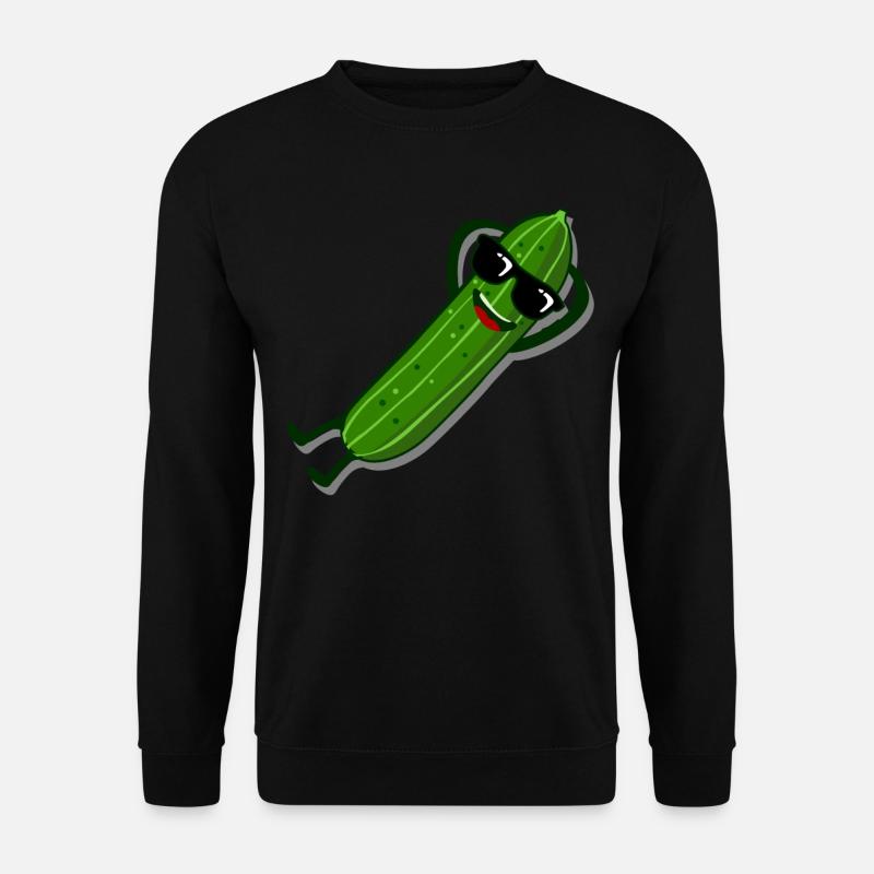Cucumber Sunglasses Cucumbers - Unisex Sweatshirt - black