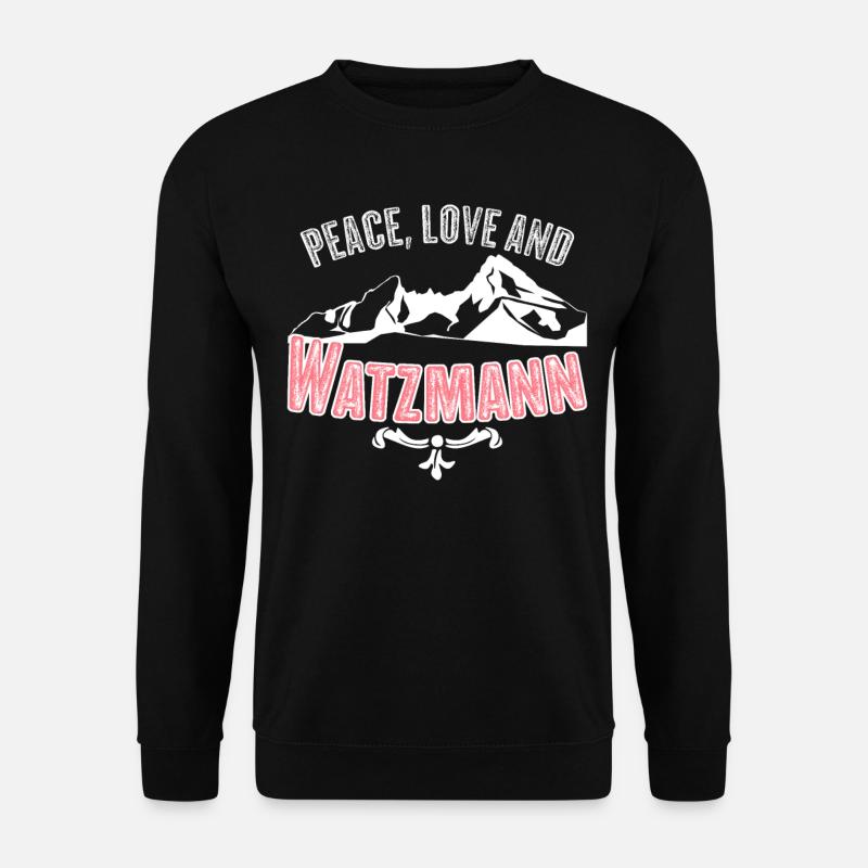 Watzmann - Sweat-shirt Unisexe - noir
