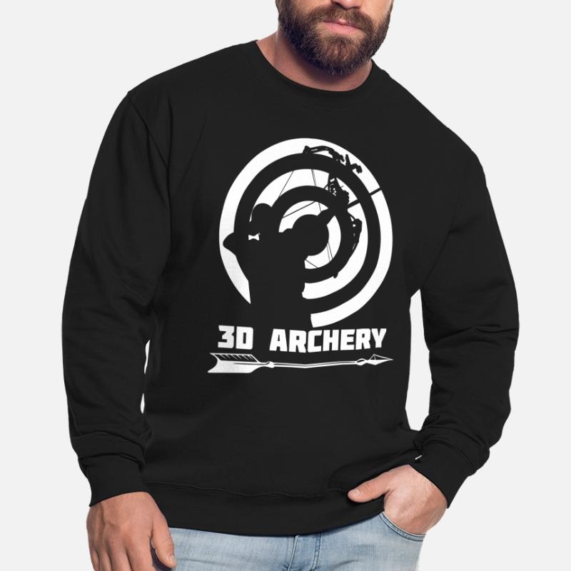 3D Archery Arc Recourbé Feuille composée Sweat-shirt Unisexe