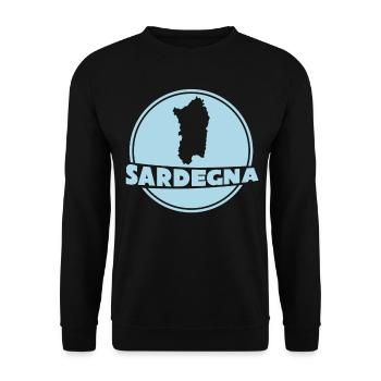 Sardegna Island Sardinia Sardinia - Unisex Sweatshirt - black - Front - Alina (178cm) & Michal (187cm)