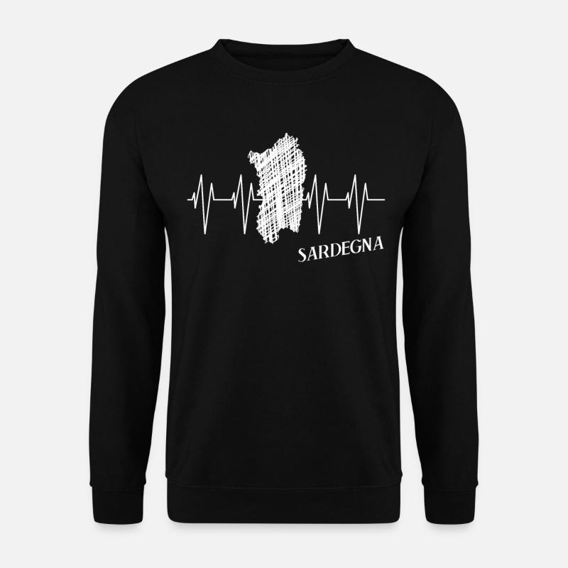 Sardegna Sardinia ECG Sardinia - Unisex Sweatshirt - black