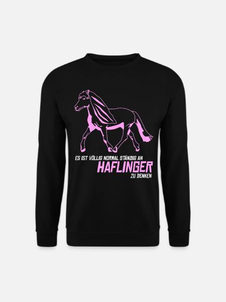 Haflinger Haflingers - Unisex Pullover - Schwarz