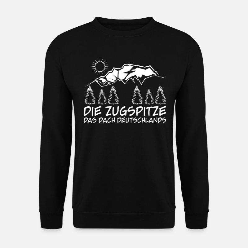 Zugspitze Bersteiger Wandern - Unisex Pullover - Schwarz