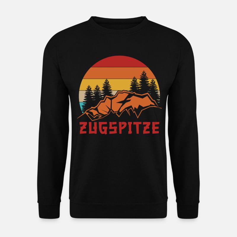 Zugspitze Berge - Unisex Pullover - Schwarz