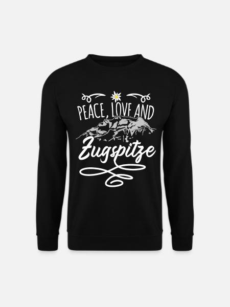 Zugspitze - Unisex Pullover - Schwarz