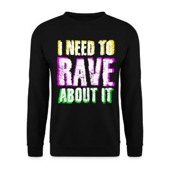 Raver Festival Techno Rave - Sweat-shirt Unisexe - noir - Devant - Alina (178cm) & Michal (187cm)