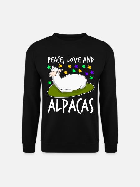 Alpaga Alpagas - Sweat-shirt Unisexe - noir