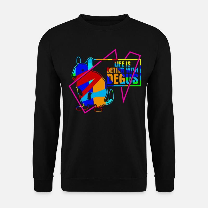 Degu Deguspruch Degus - Unisex Sweatshirt - black