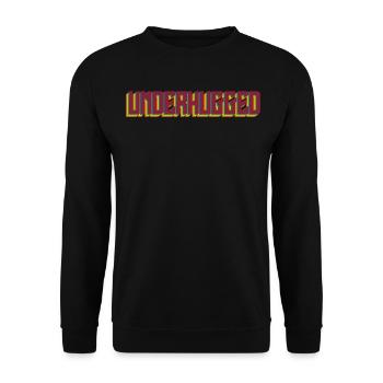 Free Hugs Underhugged Hug me - Unisex Sweatshirt - black - Front - Alina (178cm) & Michal (187cm)