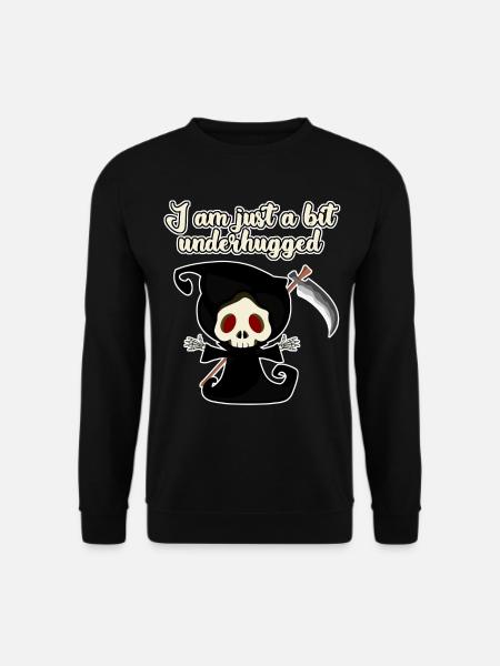 Sensenmann Free Hugs Underhugged Hug me - Unisex Pullover - Schwarz