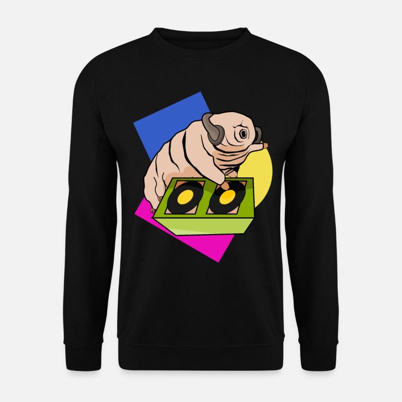 Tardigrade Party DJ Techno Wasserbär - Sweat-shirt Unisexe - noir