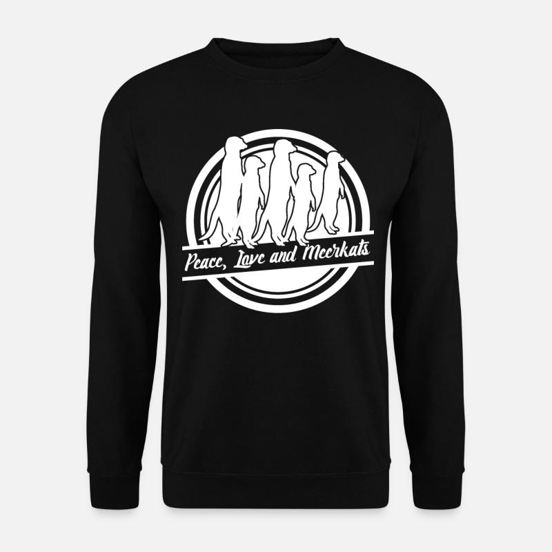Meerkats - Unisex Pullover - Schwarz
