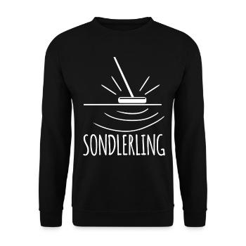Sondeln Detektor Metalldetektor Sondler - Unisex Pullover - Schwarz - Vorne - Alina (178cm) & Michal (187cm)