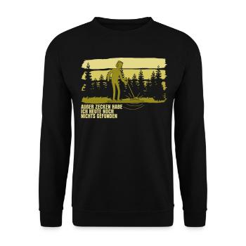 Probe Probe Detector Sondler - Unisex Sweatshirt - black - Front - Alina (178cm) & Michal (187cm)
