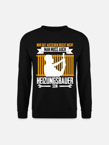 Heizungsbau Installateur Heizungsbauer - Unisex Pullover - Schwarz