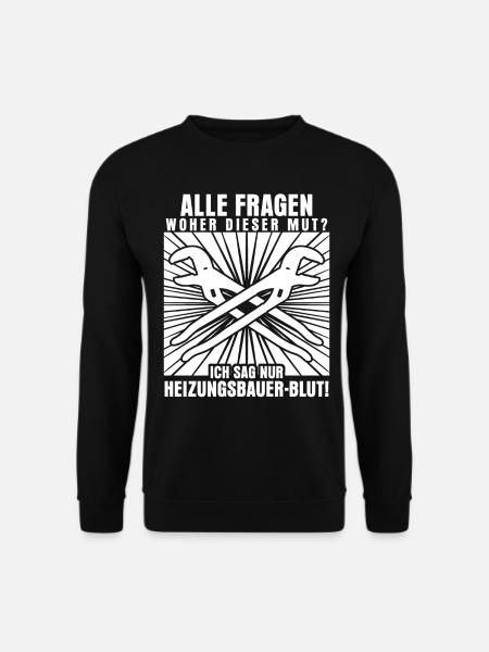 Heizungsbau Heizungsbauer - Unisex Pullover - Schwarz