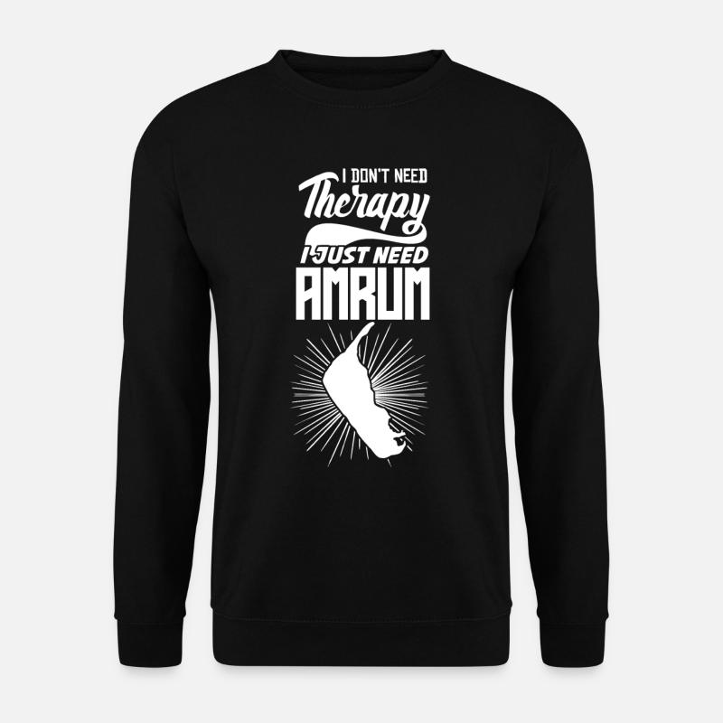 Amrum Therapy Holiday - Unisex Sweatshirt - black