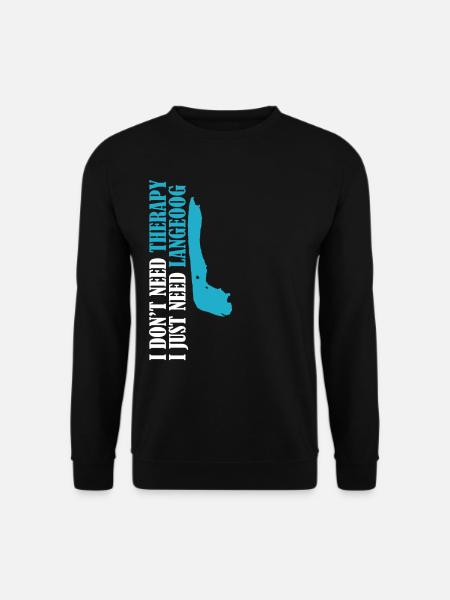 Langeoog Therapy - Unisex Sweatshirt - black