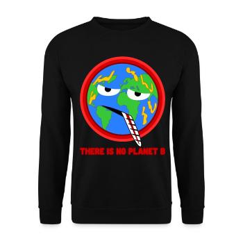 Changement climatique Il n’y a pas de planète B - Sweat-shirt Unisexe - noir - Devant - Alina (178cm) & Michal (187cm)