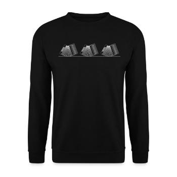 Accordion Accordion AccordionIst - Unisex Sweatshirt - black - Front - Alina (178cm) & Michal (187cm)