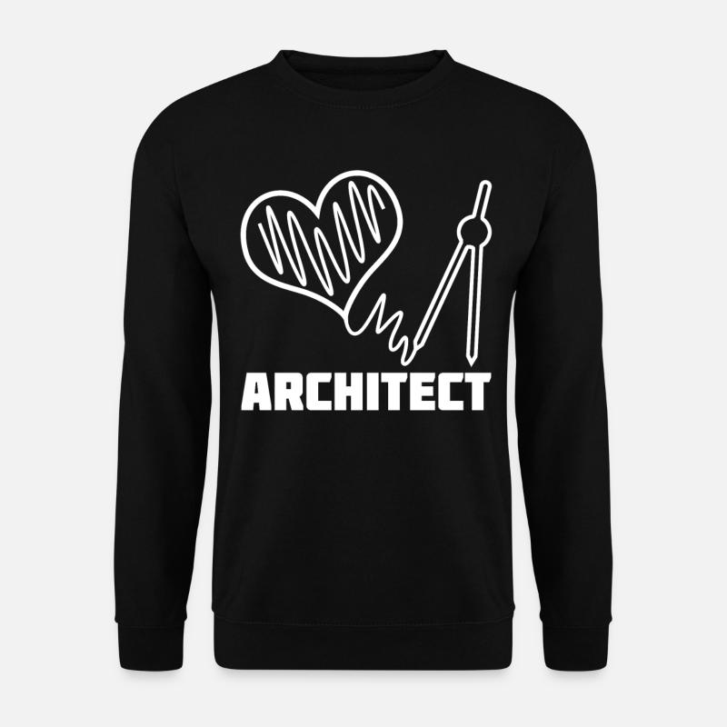 Architecte Coeur Architecture Architectes - Sweat-shirt Unisexe - noir