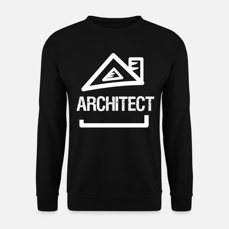 Maison d’architecte Architecture Architectes - Sweat-shirt Unisexe - noir