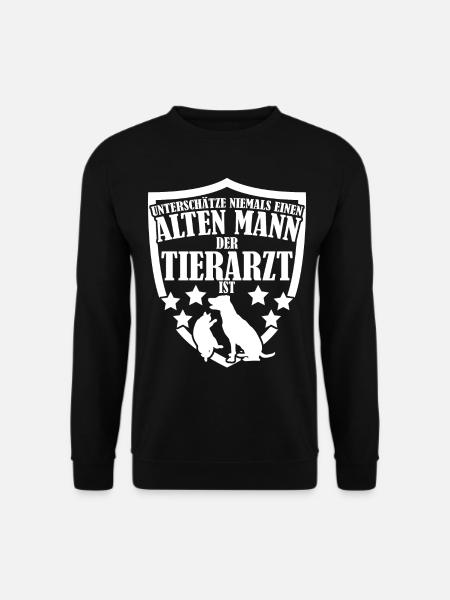 Tierarzt Tierärztin Tierarztpraxis - Unisex Pullover - Schwarz