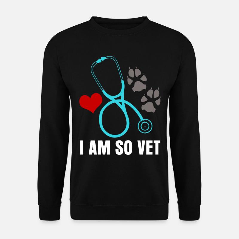 Veterinarian Witz Veterinary Veterinary Practice - Unisex Sweatshirt - black