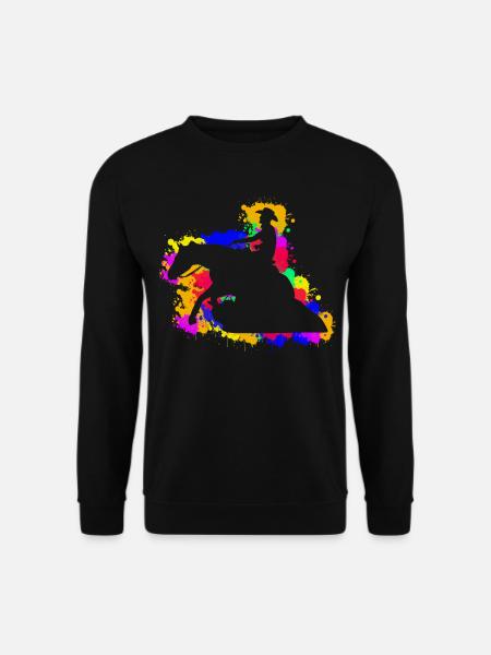 Reining Dressurreiten Westernreiten - Unisex Pullover - Schwarz