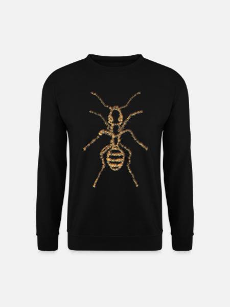 Ameisen Retro Insekt Ameise - Unisex Pullover - Schwarz