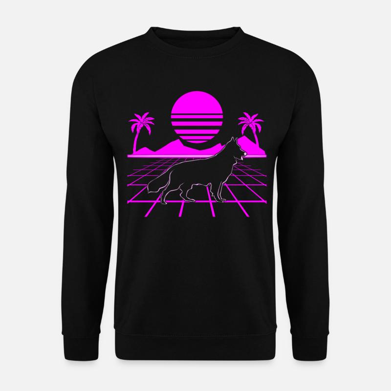 Weisser Schäferhund Schäferhunde - Unisex Pullover - Schwarz